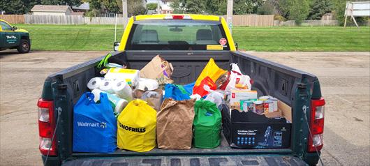 Weed Man London Donates 430 Pounds of Food to London Food Bank